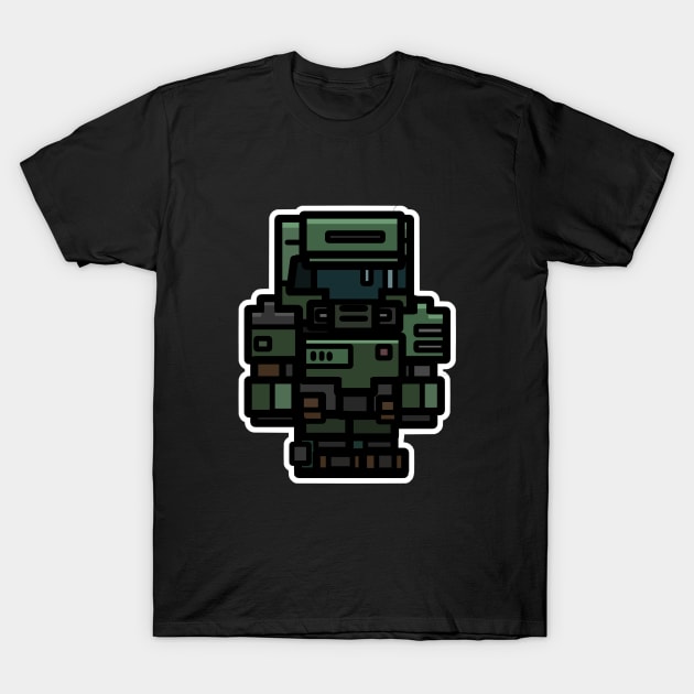 Blocky Slayer T-Shirt by Shwowsh Inc